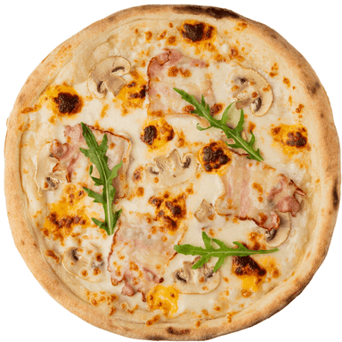Піца карбонара 38см.